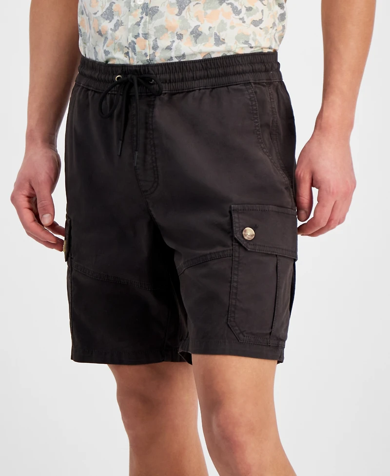 Sun + Stone Men's Relaxed Fit 8" Cargo Shorts, Created for Macy's