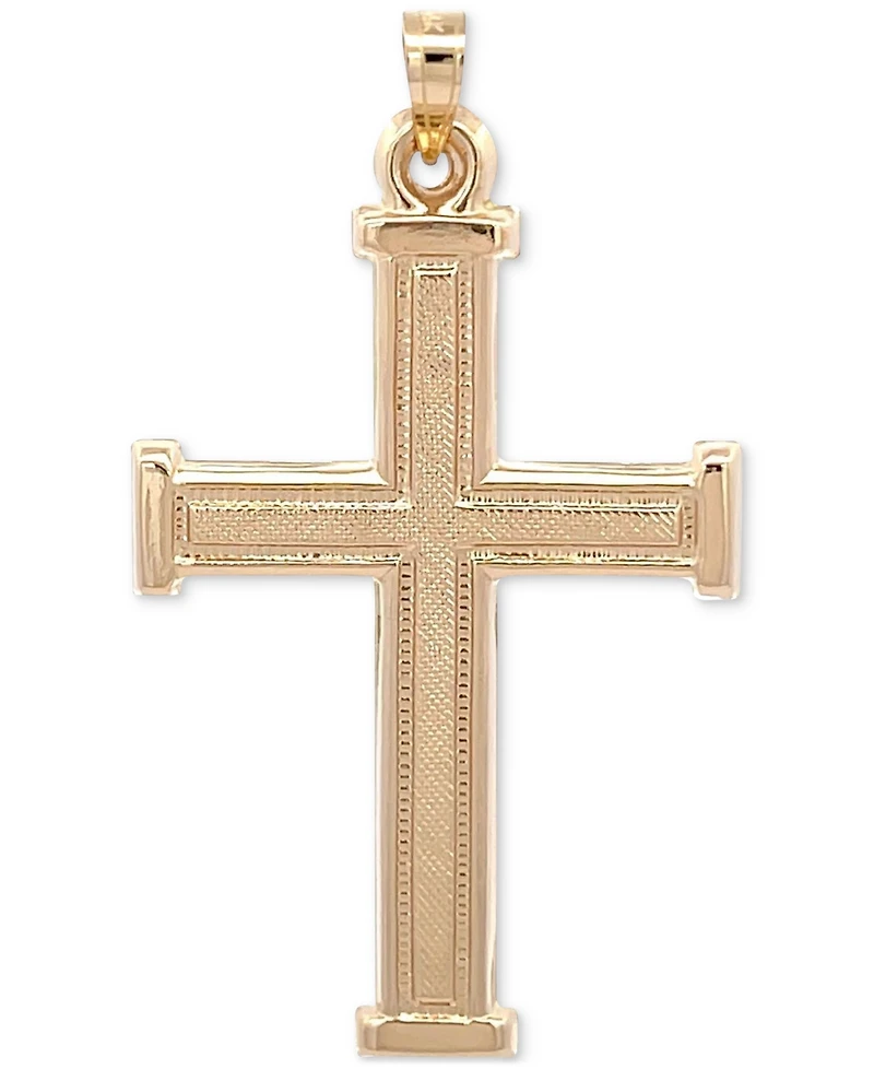 Cross Pendant in 14k Yellow Gold