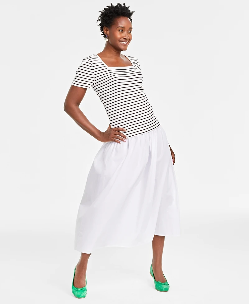 On 34th's Women's Knit Square-Neck Top