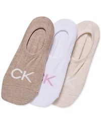 Calvin Klein Women's 3-Pk. Logo Knit Liner Socks