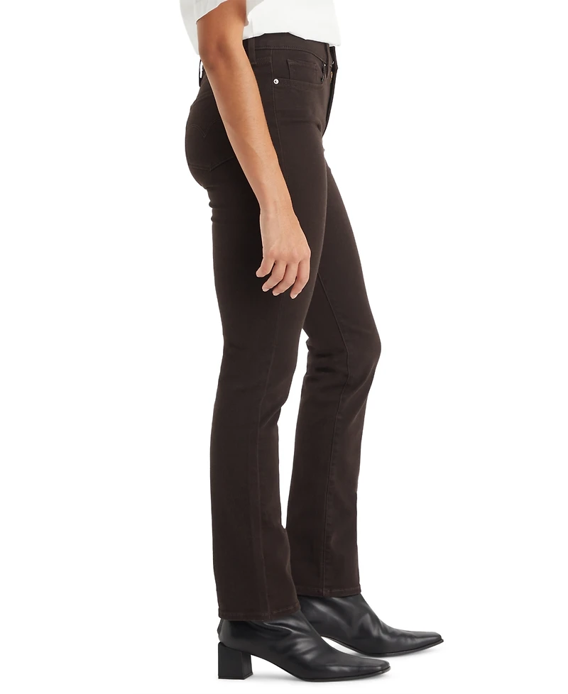 Levi's 314 Shaping Slimming Straight Leg Mid Rise Jeans