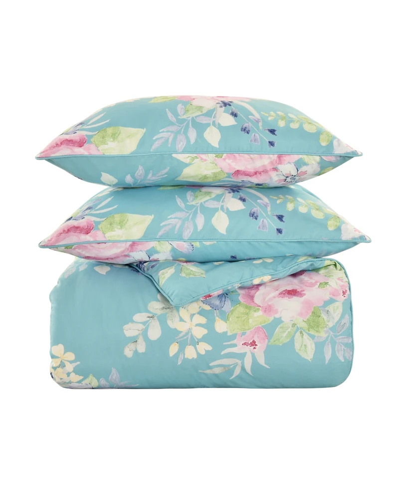 J by J Queen Esme Floral 2-Pc Comforter Set, Twin/Twin Xl