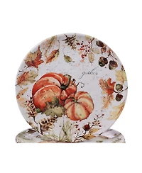 Certified International Harvest Splash Dinner Plate, Set of 4