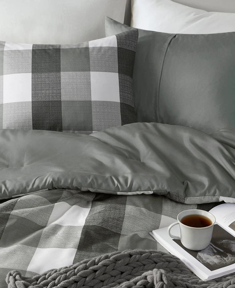 510 Design Jonah Plaid Check 3-Pc. Comforter Set, Full/Queen