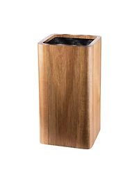 Cuisine::pro Universal Square Acacia Wood 12.60" Knife Block