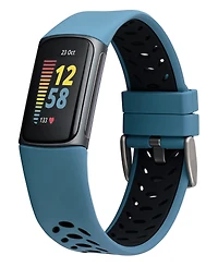 WITHit Multi Silicone and Stainless Steel Band Set Compatible with Fitbit Charge 5 and 6
