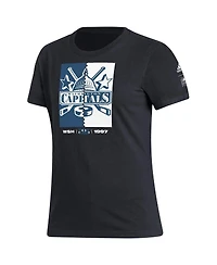 Women's adidas Black Washington Capitals Reverse Retro 2.0 Playmaker T-shirt