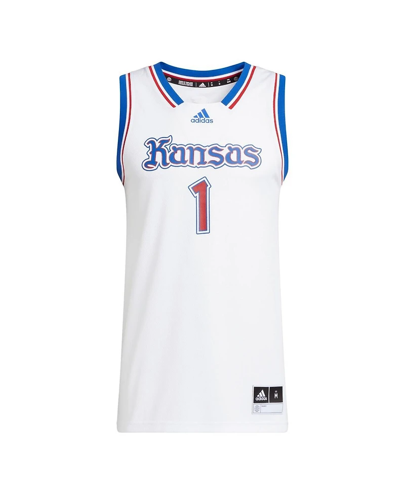 Adidas Men's #1 Kansas Jayhawks Team Swingman Jersey