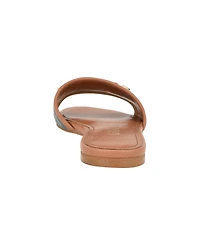 Guess Women's Hammi One Band with Logo and Hardware Flat Sandals
