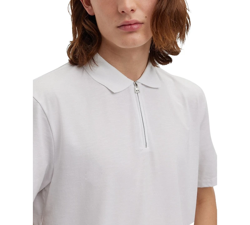 Hugo by Boss Men's Dekok Zip-Closure Polo Shirt
