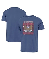 Men's '47 Brand Royal Texas Rangers 2023 World Series Champions Local Playoff Franklin T-shirt