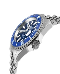 Gevril Men's Chambers Silver-Tone Stainless Steel Watch 43mm