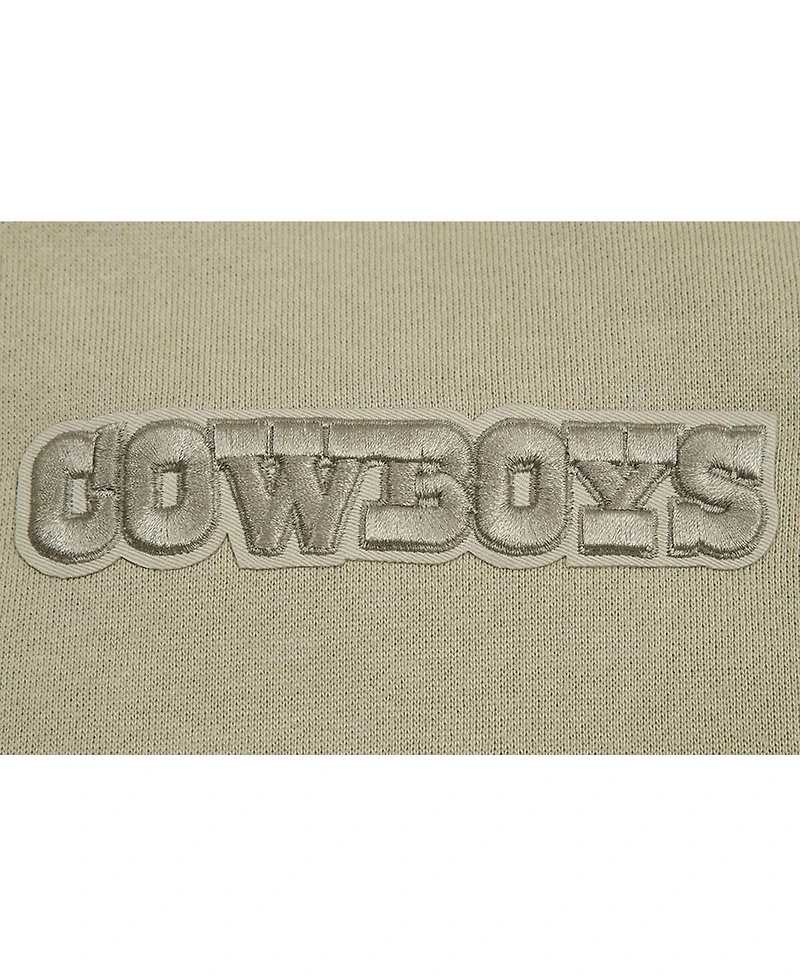 Men's Pro Standard Micah Parsons Tan Dallas Cowboys Player Name and Number Pullover Hoodie