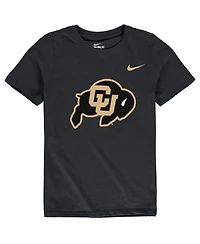 Big Boys Nike Anthracite Colorado Buffaloes Cotton Logo T-shirt