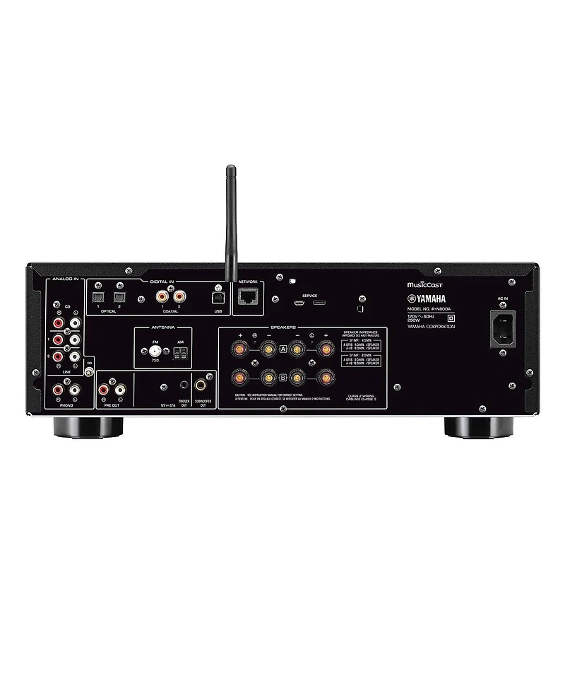 Yamaha R-N800A Stereo Network Receiver with Bluetooth, Wi-Fi, Remote and Music Cast