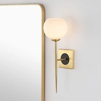 Jonathan Y Sylvie Coastal French Country Iron Led Sconce