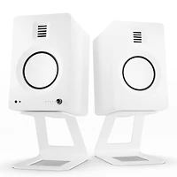 Kanto Tuk Premium Powered Speakers with SE6 Elevated Desktop Speaker Stands