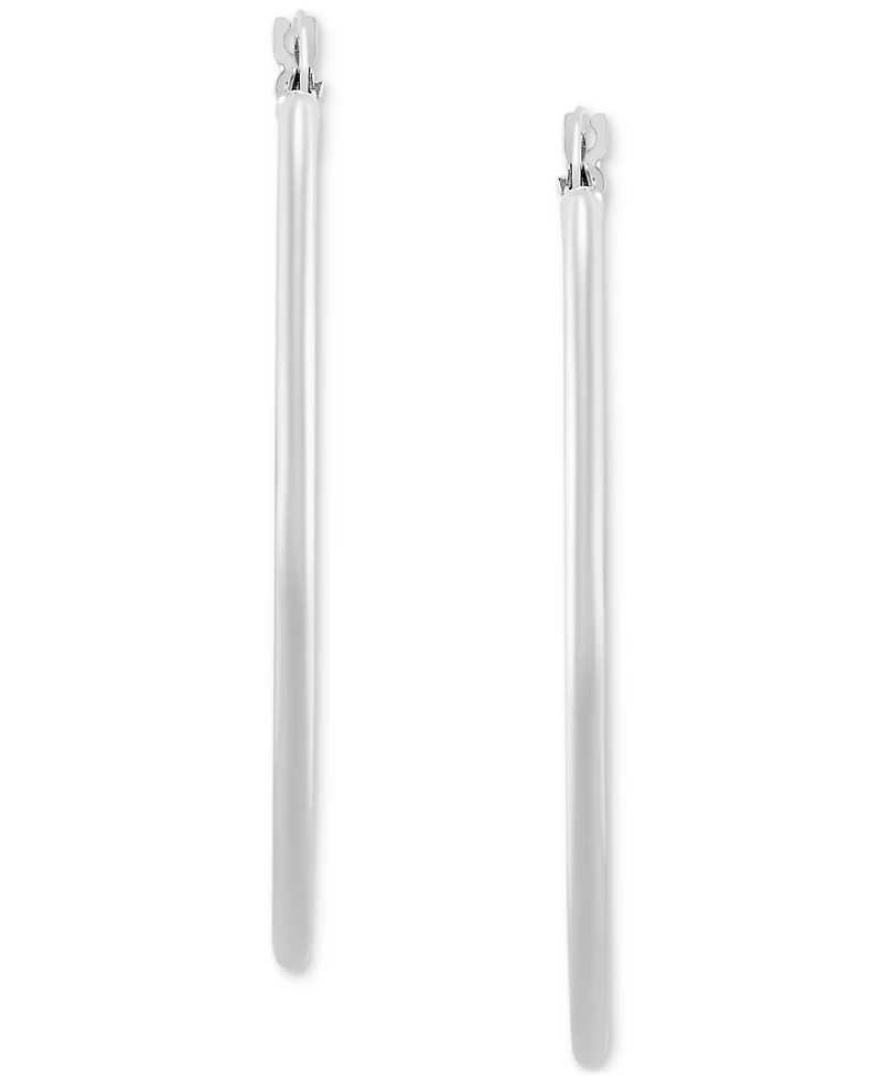 14k Gold Hoop Earrings, 40mm