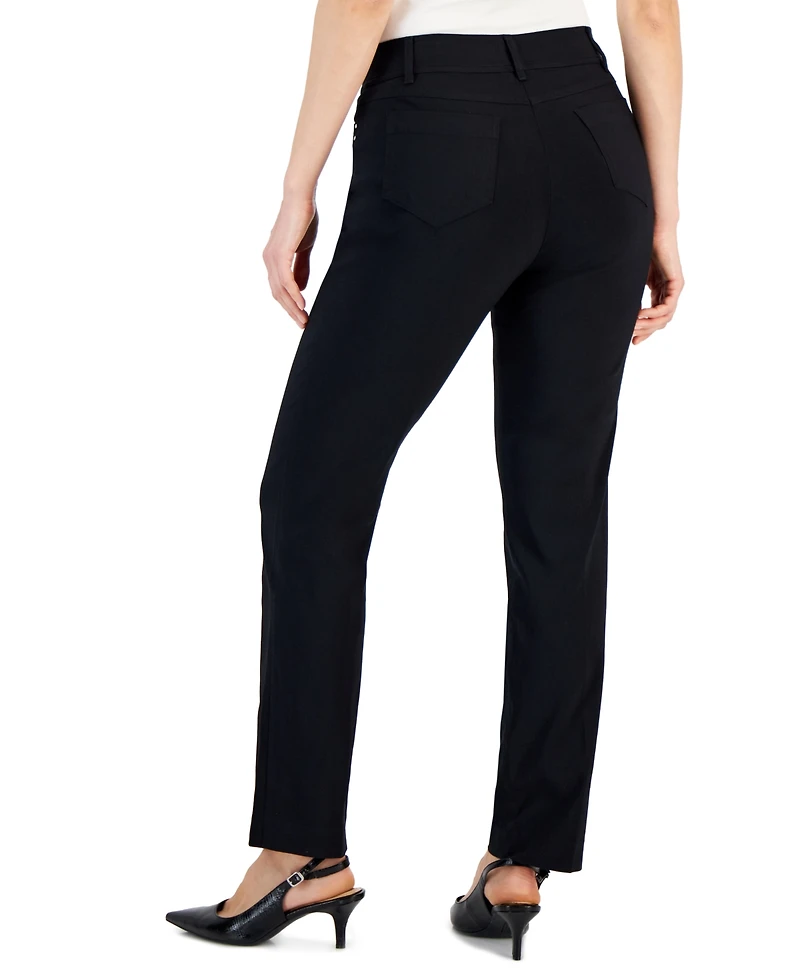 Jm Collection Petite Curvy Straight Leg Pants, & Short, Created for Macy's