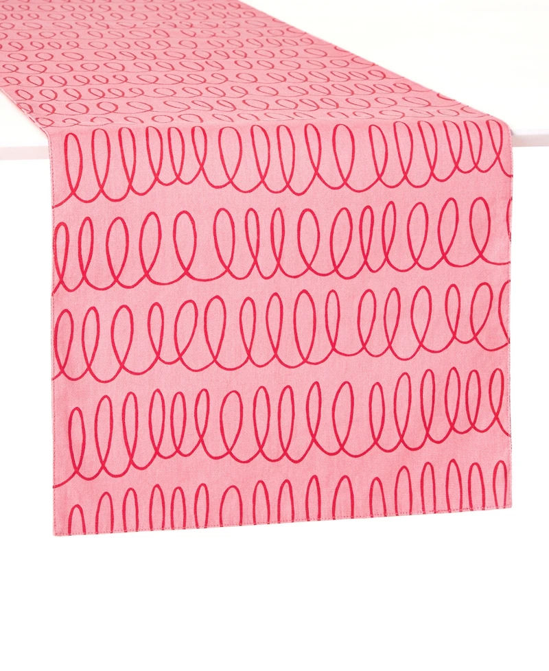 kate spade new york the Loop Joy Dot Reversible Table Runner