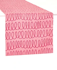 kate spade new york the Loop Joy Dot Reversible Table Runner