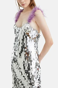 Nocturne Women's Sequined Long Dress