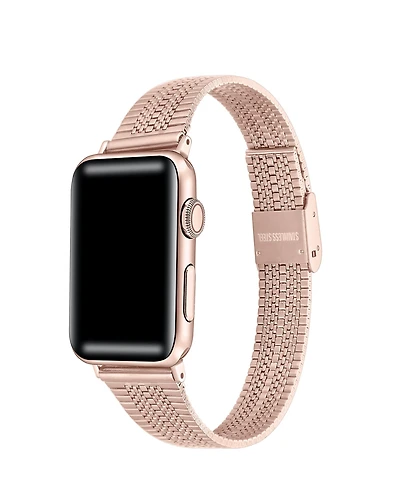 Posh Tech Unisex Eliza Stainless Steel Bicolor Band for Apple Watch Size- 38,40,41mm