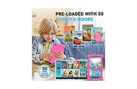 Contixo 7" Android Kids Tablet 32GB, Includes 50+ Disney Storybooks & Stickers, Protective Case with Kickstand & Stylus, (2024 Model)