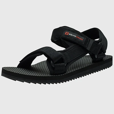 Alpine Swiss Men's Reid Sport Sandals Athletic Open Toe Outdoor Walking Shoe Adjustable Strap Cushion Eva Footbed Durable Stylish Summer Comfort Sanda