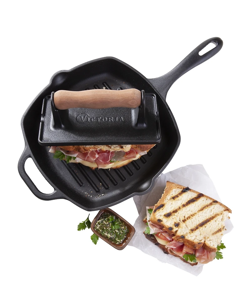 Victoria Cast Iron Bacon Press