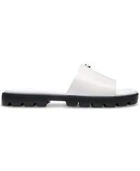 Coach Women's Florence "C" Lug-Sole Slip-On Slide Flat Sandals