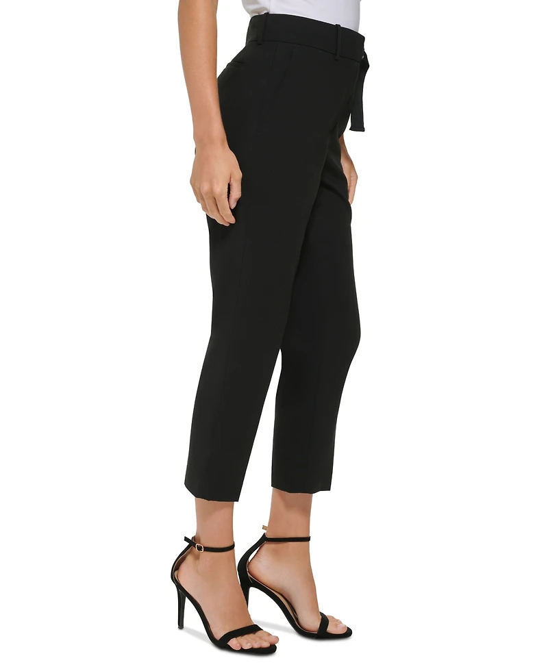Dkny Women's Tab-Waist D-Ring Ankle Pants
