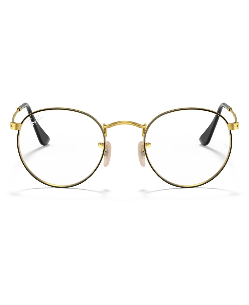 Ray-Ban Unisex Round Metal Optics Eyeglasses
