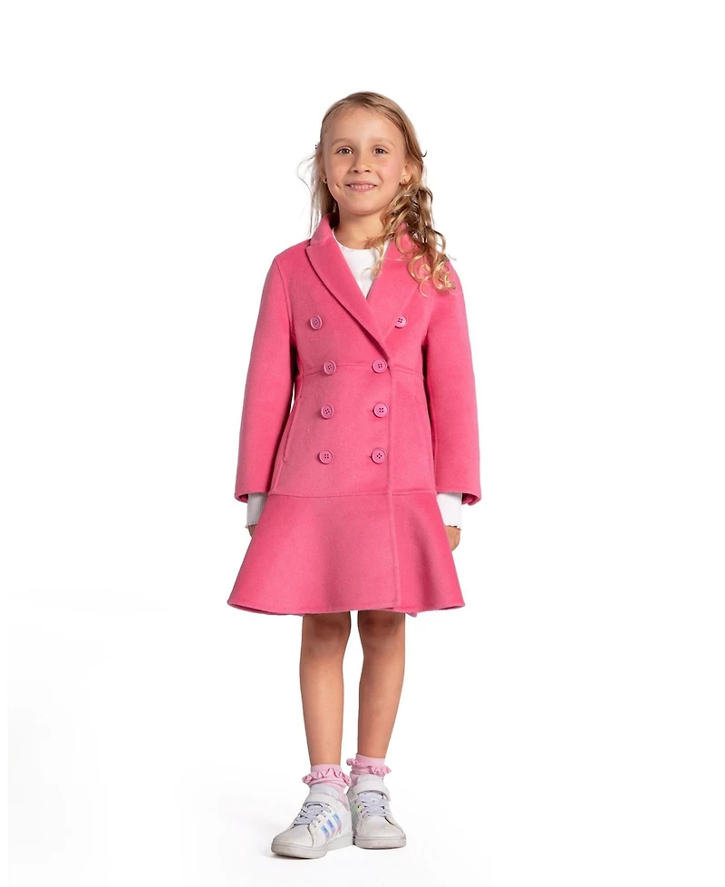 Good Manners Wool Blend Fitted Coat
