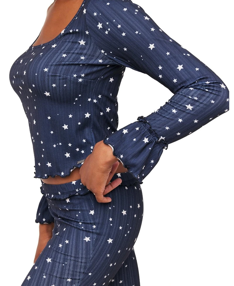 Audra Women's Pajama Long Sleeve Top & Legging Set