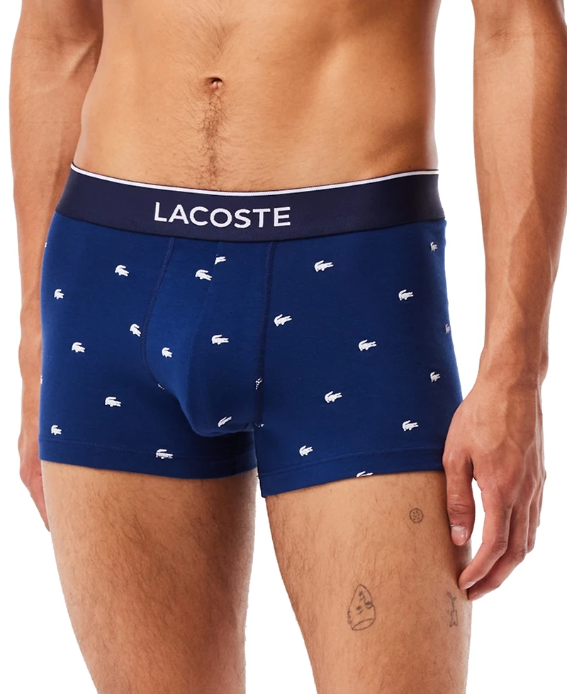Lactose Men's 3-Pack Lifestyle All Over Print Trunks