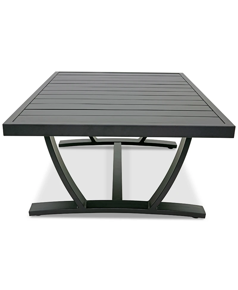 Astaire 48" x 32" Rectangle Outdoor Slat Top Coffee Table, Created for Macy's
