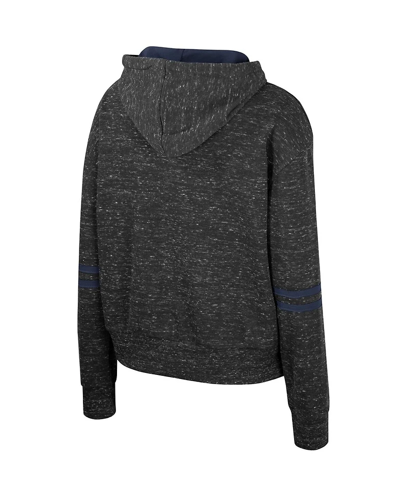 Women's Colosseum Charcoal Notre Dame Fighting Irish Catherine Speckle Pullover Hoodie