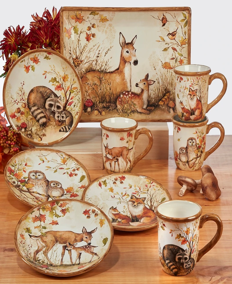 Pine Forest Set of 4 Mug