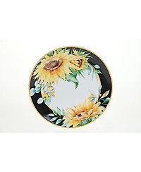 Certified International Sunflower Fields 4-Pc. Dinner Plates