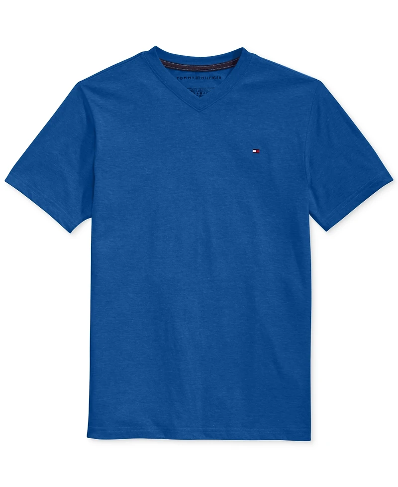 Tommy Hilfiger Toddler and Little Boys Embroidered Logo V-Neck Tee