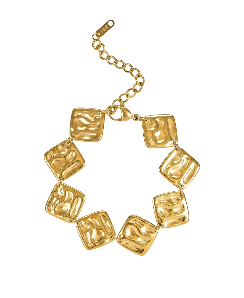 Heymaeve Stainless Steel 18K Gold Plated Classic Bracelet