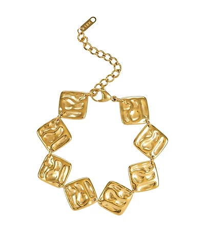 Heymaeve Stainless Steel 18K Gold Plated Classic Bracelet