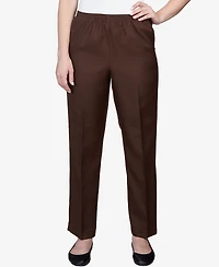 Alfred Dunner Classics Pull-On Straight-Leg Pants Petite and Short