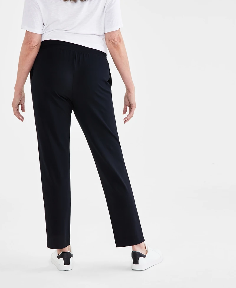 Style & Co Women's Mid-Rise Drawstring-Waist Sweatpants, Created for Macy's