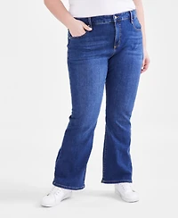 Style & Co Plus Mid-Rise Curvy Bootcut Jeans, Exclusively at Macy's