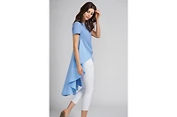 Caldwell Collection Women's Piper High Low Short Sleeve Top