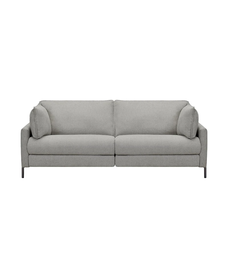 Juliett 80" Fabric with Power Footrest Modern Sofa