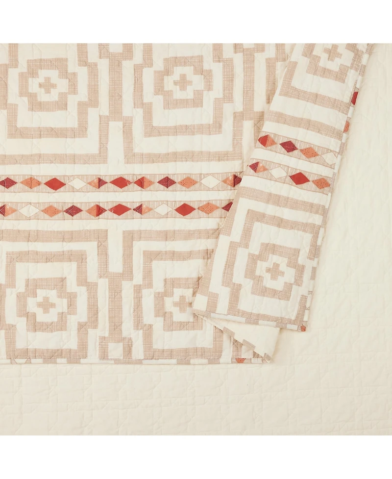 Justina Blakeney Hypnotic Geometric 3-Pc Quilt Set, Full/Queen