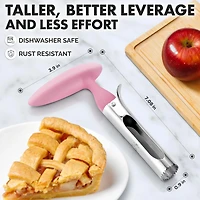 Zulay Kitchen Durable Stainless Steel Premium Apple Corer Remover